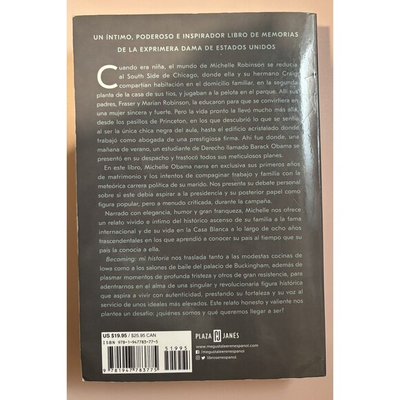 Becoming Mi Historia Michelle Obama Spanish/ Español - Picture 2 of 2